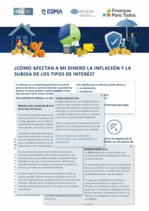 Cómo afectan a mi dinero la inflación y la subida de los tipos de interés