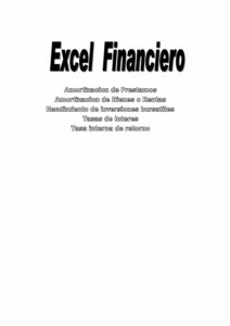 excel financiero
